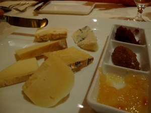 A selection of NY cheeses